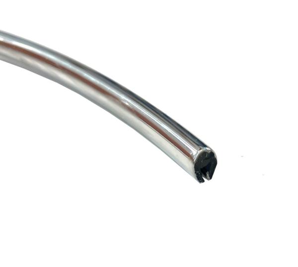 Kedergummi chrom / pro Meter